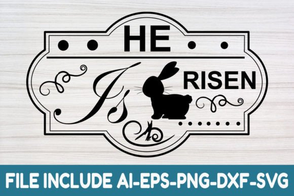 He is Risen Vintage Easter SVG: A Designer's Review