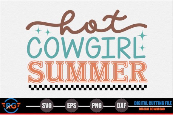 Hot Cowgirl Summer: A Retro Western SVG Review