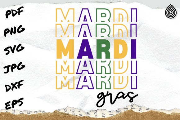 Mardi Gras Stacked SVG: A Designer's Review for Embroidery