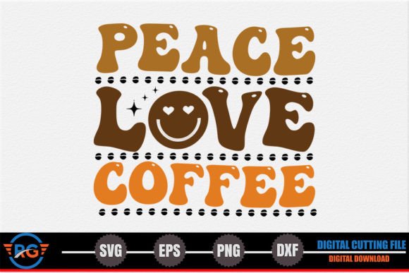 Peace Love Coffee – Retro SVG Review for Embroidery