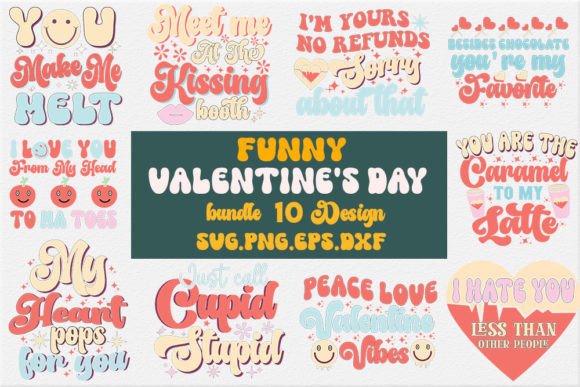 Retro Funny Valentine's Day SVG Bundle Review