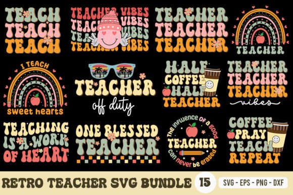 Retro Teacher SVG Bundle: A Designer's Field Test