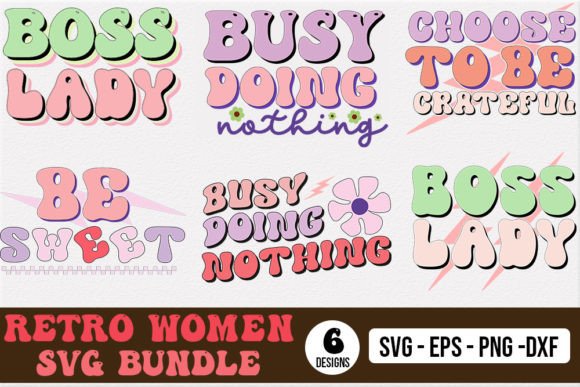 Retro Women SVG Bundle: A Designer's Review for Embroidery
