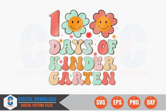 Review: 100 Days of Kindergarten Retro SVG for Embroidery