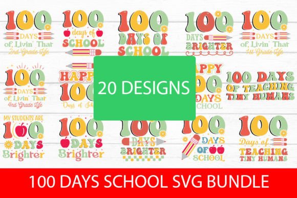 Review: 100 School Days Svg Bundle for Embroidery
