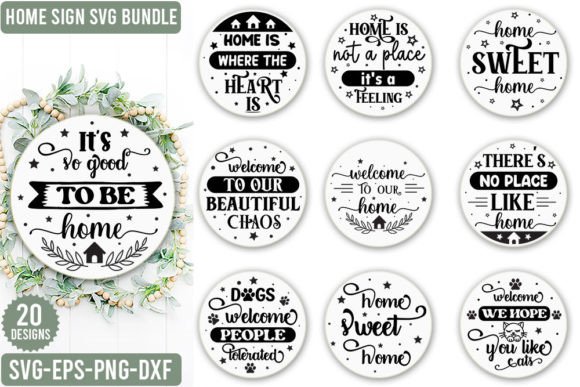 Review: Home Sign SVG Cut Files Bundle for Embroidery