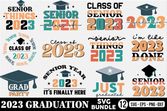 Review: Senior 2023 Graduation Retro SVG Bundle