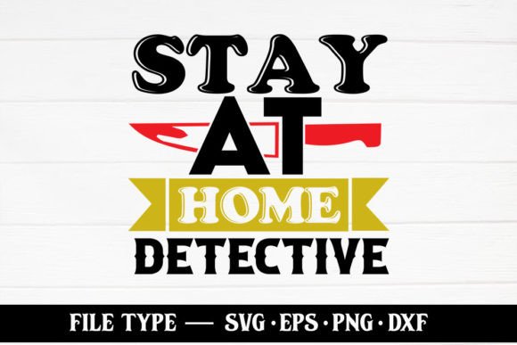 Review: Stay at Home Detective True Crime SVG for Embroidery