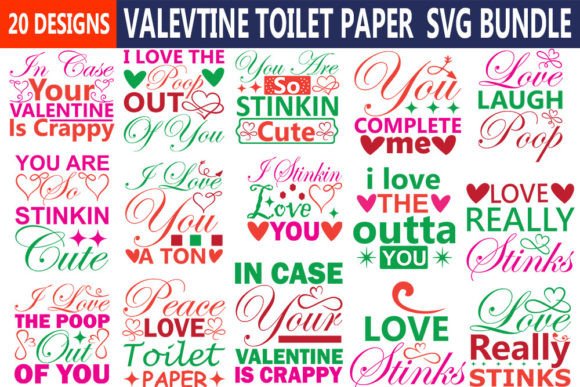 Valentine Toilet Paper SVG Bundle: A Designer's Take